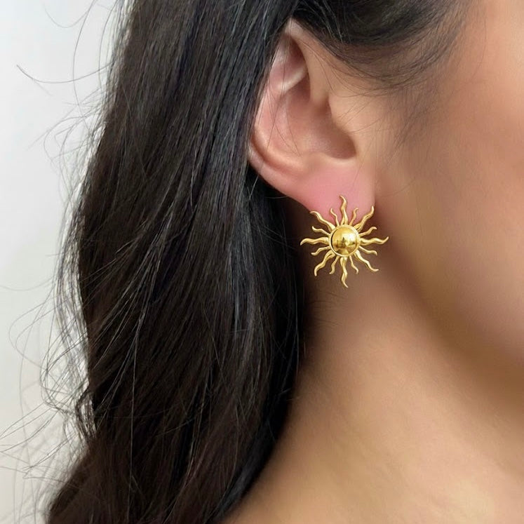 Solara Gold Earrings