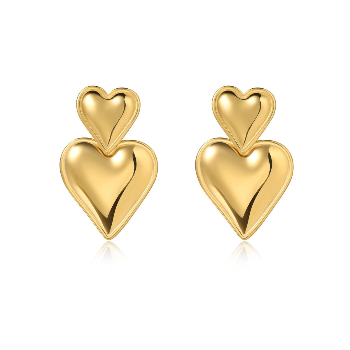 Jane Heart Drop Earrings