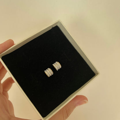 Reine Studs- 18k Gold Plated