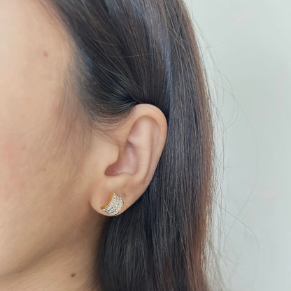Reine Studs- 18k Gold Plated