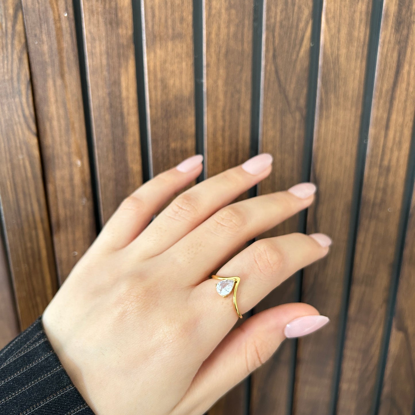 Solitaire Drop Ring