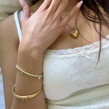 Classic Tennis Bracelet (17cm)