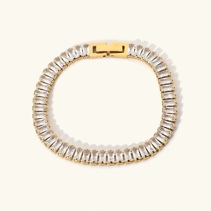 Clara Tennis Bracelet (17cm)