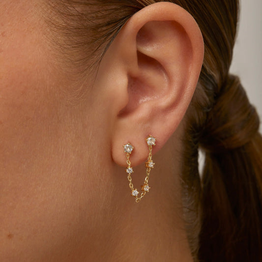 Elara Double Piercing Studs