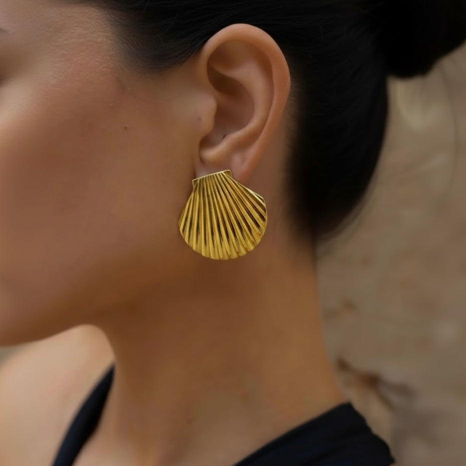 Sea Earrings Gold