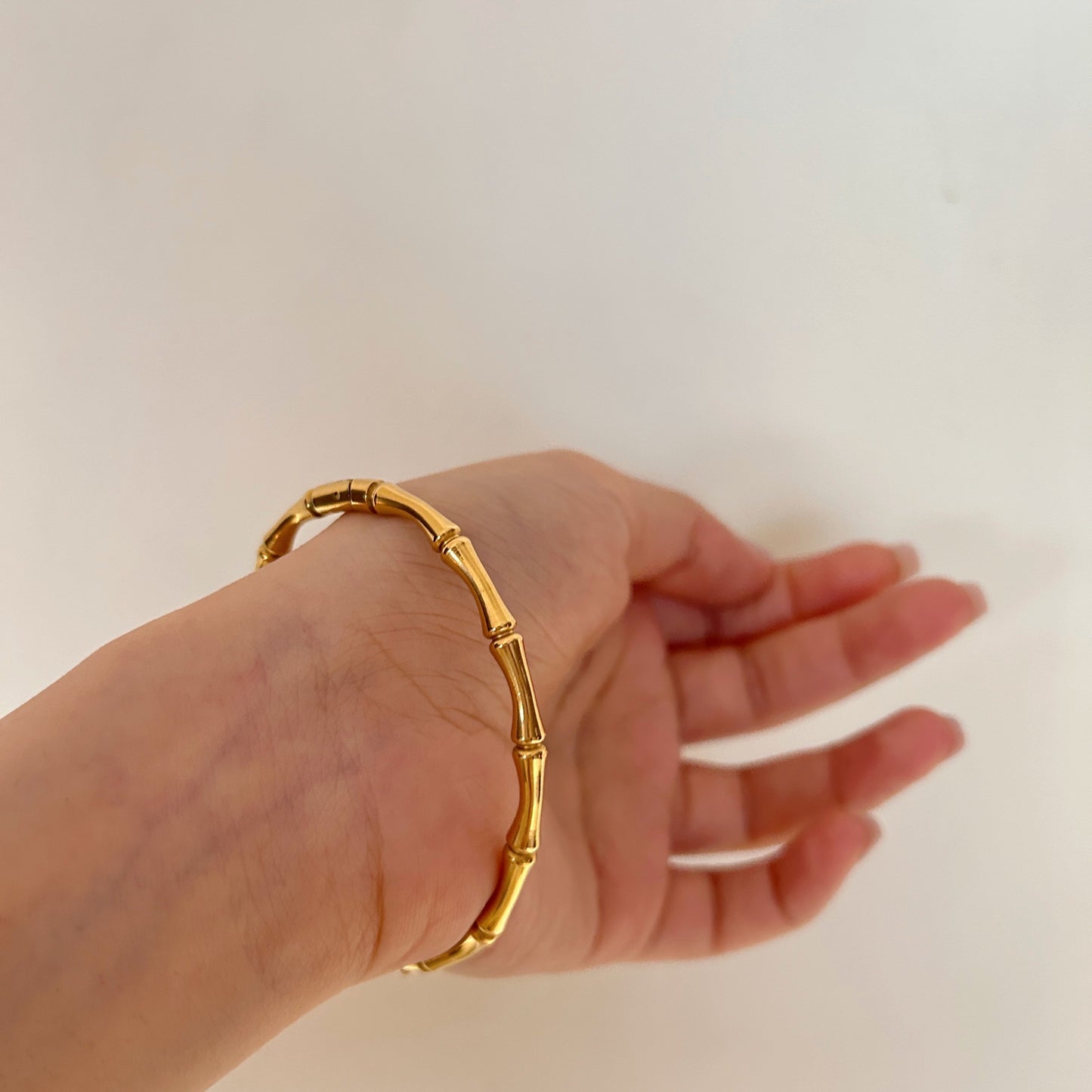 Gilded Bamboo Bracelet